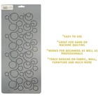 Bubble Quilting Stencils Circle Swirls Quilt Patterns Bubbles Stencil Template