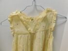 Rare Find 1930 s Shirley Temple Nannette Toddler Sheer Yellow Dress With Tag