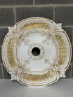 30  Chandelier Ceiling Medallion Gold White French Victorian Foyer Dining Room