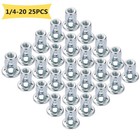 25 Pcs 1 4-20 Jack Nut Threaded Insert Petal Nuts Nutserts Jacknut Srew Ancho   