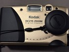 Rare Kodak Dc215 Digital Camera Champagne Gold Vintage Works Good