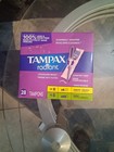 Tampax Radiant Compact Plastic Tampons  With 100  Leakguard  Odor Free