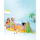 Intex Dino Park Inflatable Kiddie Pool  Kids Play Center With Slide   Splash Pad