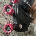 Riedell R3 Cayman Size 5 Quad Skates Sonar Wheels Black Roller Skates Derby