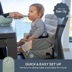 Portable Dining Booster Seat   High Chair With Built-in Storage For Kids