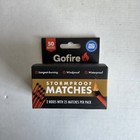 Gofire - Stormproof Matches - Waterproof Windproof - 50 Count Per Box - 4 Pack