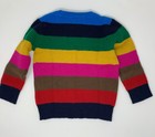 Nwt Baby Gap Boys 2t 2 Years Happy Rainbow Stripe Winter Holiday Sweater