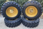 Hd 10-16 5 Sks-9 Skid Steer Tires rims For Cat john Deere gehl mustang   More