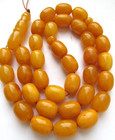 Amber Rosary Islamic Prayer 35 Beads Baltic Genuine Stone tasbih Misbaha Kahrama