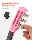 Vevor Classical Guitar 30 In Guitar Beginner Starter Kit With Nylon Strings Pink