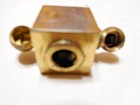 Antique   Salvage  brass Arts   Crafts Clusters W  90 Degree Elbowa     3669