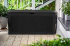 70 Gallon Durable Resin Outdoor Deck Box Storage Organization  Gray