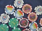 Lot Of 28 Las Vegas Nevada Casino Poker Chips