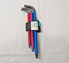 Wera 9 Piece Hex Key Set Ball Color Coded Metric 05022089001