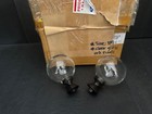 Pottery Barn Clear Bronze Round Drape Curtain Rod Finial Bedroom Living Room New