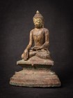 Special Antique Bronze Burmese Buddha Statue From Burma