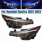 Pair Left right Side Led Headlights Headlamps For 2021 2022 Hyundai Elantra
