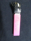 1967 Pez Candy Dispenser No Feet Pyschedelic Black Hand Eyeball Purple Stem Nm