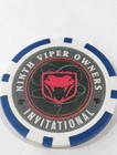 Viper Owners Ninth Invitational Red Viper Snake Chip Great For Collection   2 