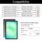 Soke Case For Galaxy Tab A11  Plus  a9  11-inch  With Screen Protector And Ki   
