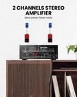 Stereo Receiver 300w 2 Channel Bluetooth Home Theater Amplifier Fm Radio Mp3 Usb