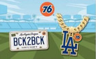 Los Angeles Dodgers Pin Unocal 76 2025 Promo World Series Champs