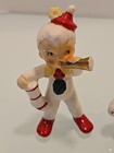 Vtg Holt Howard Girls Pixie Sitting W  Gifts Skates Ornament   Horn Stocking