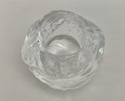 Kosta Boda Sweden Glass Crystal 3    Snowball Votive Tea Light Candle Holder