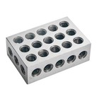 Hfs r  1 Pair 123 Blocks 1-2-3 Ultra Precision  0002 Hardened Steel  23 Holes