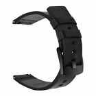 18mm Soft Leather Watch Band Wrist Strap Wristband For Garmin Vivomove 3s 39mm
