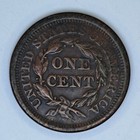 1851 Braided Hair Large Cent 1c Us Copper Coin Higher Grade Nice   bcc47