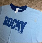 Rare Vintage 1976 Rocky The Movie Official Promo Ringer Tee United Artists Films