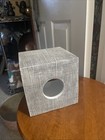 Paradigm Trends Embossed Porcelain Woven Raffia Pattern Tissue Box Cover