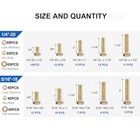 618pcs  5 To 8 Grade Alloy Steel Heavy Duty Bolt And Nut Assortment Kit  618pcs