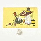 C1900 Ad Postcard Utopia Yarn Mother And Daughter Dutch Ab6