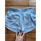 Lululemon Speed Up Short Long  4  Updated Fit Serene Blue Sz 4 Running Workout