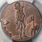 1790s Pcgs Ms 64 Scotland Dundee Conder Farthing Guard Fort Token  25080201c 