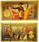 France 200 Francs 2021 Bu fantasy Note gold Foil empire Francais devx Cents Fran