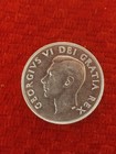 1950 Canada Silver Fifty Cents Coin George Vi Half Dollar Au unc