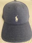 Polo Ralph Lauren Twill Baseball Cap Hat Pony Logo Heather Blue Adjustable Nwt