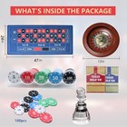 12    Solid Roulette Wheel Set  Roulette Table Casino Games With 12    Solid Wood Ro