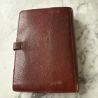 Filofax Personal Planner 5 Clf 7 8 Vintage Real Calf Made In England Brown 