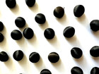 Antique Black And Cream Silk Taffeta Vtg Victorian Sewing Notions Button
