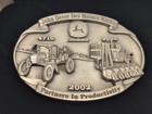 John Deere Des Moines Works 4710 Sprayer 9986 Cotton Picker 2002 Belt Buckle New