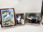 Lot Of 3 Vintage Mystical Unicorn Wall Hanging Decor Hyat  P  Bobby    Ferrero