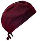 Scrub Cap Nurse Scrubs Hat Nursing Doctor Surgical Nurses  Cotton  Solid Maroon