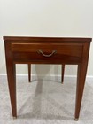 Ethan Allen Medallion Cherry End Side Table Biedermeier Neo Classical  25-8503