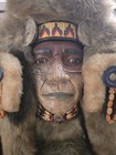 Vintage Native American Wall Decor Art Spirit Mask Navajo 