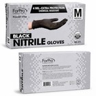 Forpro Disposable Nitrile Gloves  4 Mil  Powder   Latex-free  Food Safe