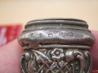 Antique Sterling Silver Scissor Case Sheath With Ornate Victorian Foliate Design